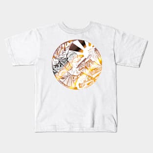 White Gold Dreaming of Japan Kids T-Shirt